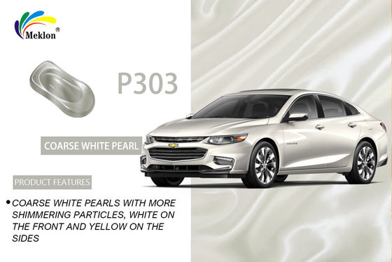 粗い白いカーパールペイント 紫外線耐性 1K ベースコート 実用性