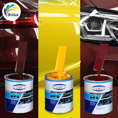 高コストで多用途の鉄色の黄色い車漆 耐久性があり,乾燥が速い