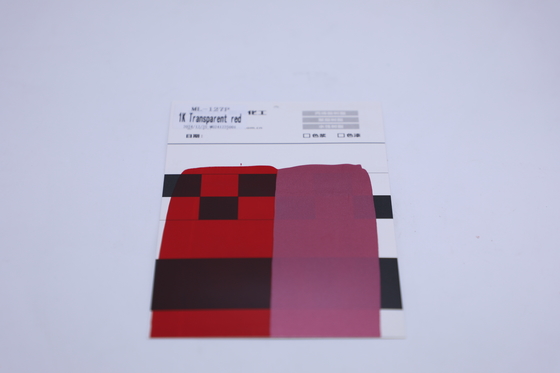 超耐久性透明レッドカーペイント、耐スクラッチ性、UVカット、自動車補修およびカスタマイズに費用対効果