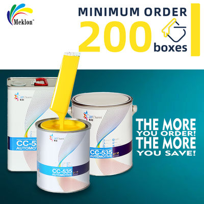 レモンイエロー、環境に優しく耐久性があり、元の車の塗装とマッチしています