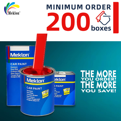 高性能復旧車漆,高光輝きと簡単に噴霧する明るい赤い車