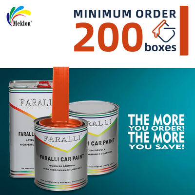 1K2K 効率的で速乾性のあるオレンジ色の自動車スプレー塗料