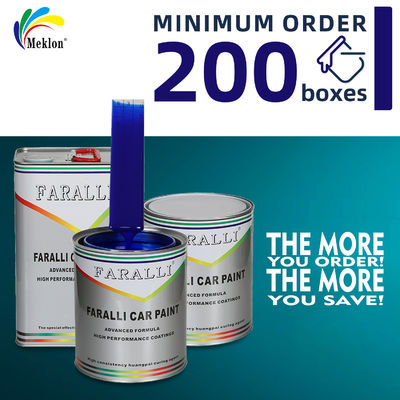 速乾性で効率的な、車のスプレー塗装用のオリジナル工場色に合わせたディープブルーメタリックペイント