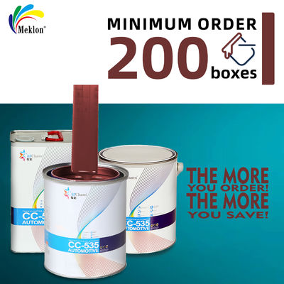 1K2K 人気 深赤 効率的で耐久性のある 高光沢な車漆