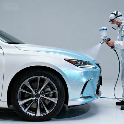 High Gloss Crystal Blue Pearl Acrylic Automotive Car Refinish Paint Weather Resistant Car Paint for Car Repair