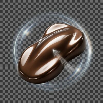 自動車修理のためのプロのブラウンカーペイント トップコート