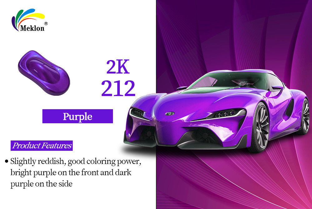 天候耐性と耐磨性 2k カーペイント あなたの車に適した紫色修理ペイント