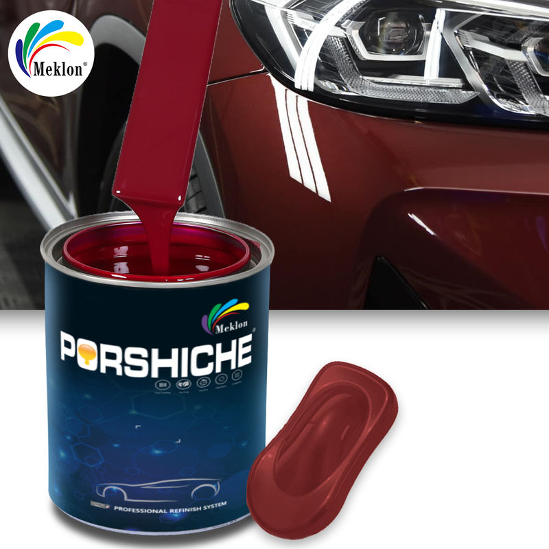 ワインレッドの車の修理と塗装に、元の工場色を高いコストパフォーマンスで合わせます