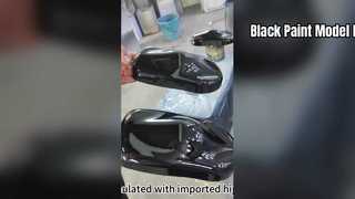 ブラックペイントモデルエフェクト表示